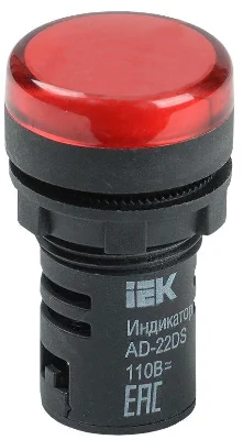 Арматура светосигнальная AD-22DS 24В AC/DC красн. ИЭК BLS10-ADDS-024-K04
