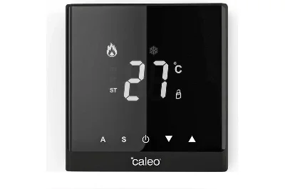 Терморегулятор C732 встраиваемый цифровой 3.5кВт черн. CALEO 0К-00000781