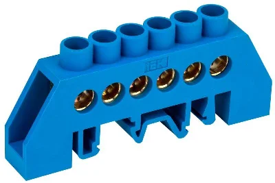 Шина нулевая в комб. DIN-изол. "Стойка" ШНИ-8х12-6-КС-С ИЭК YNN10-812-6DP-K07