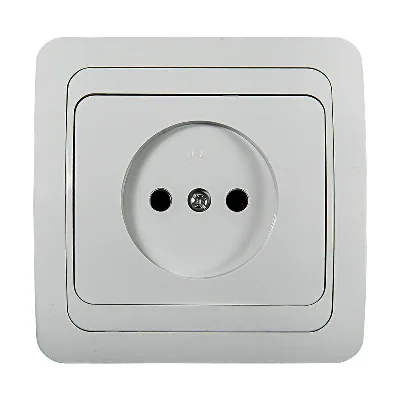 Розетка 1-м СП Classico 2022 16А IP20 бел. ASD / IN HOME 4680005959891
