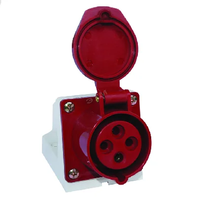 Розетка наруж. уст. 16А 380В 3P+РЕ IP44 (114) EKF ps-114-16-380