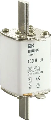 Вставка плавкая ППНИ-35 160А габарит 1 IEK DPP30-160