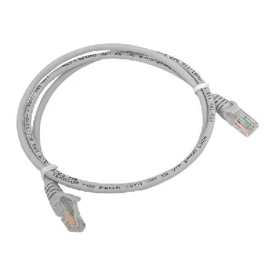 Патч-корд кат.5E UTP неэкранир. LSZH сер. 1.0м TERACOM PRO EKF TRP-5EUTP-LSH-1M-GY