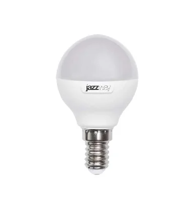 Лампа светодиодная PLED-SP-G45 7Вт шар 3000К тепл. бел. E14 540лм 230В JazzWay 1027856-2