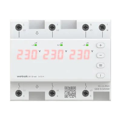 Реле напряжения D6-50 red Welrok 4660251140403
