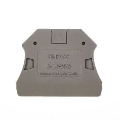 Изолятор торцевой для клемм TUR-2.5-10 сер. DKC D-TUR-2.5-10R