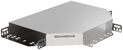 Ответвитель для лотка Т-образ. горизонт. 200х50 с кр. ИЭК CLP1T-050-200