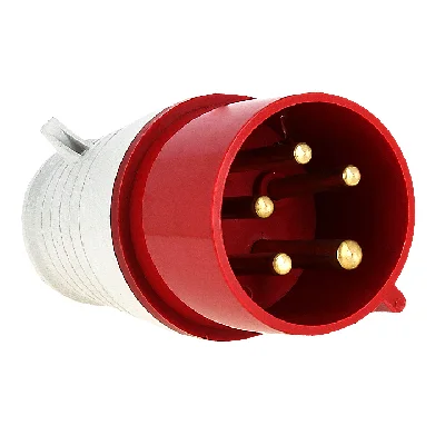 Вилка эл. каб. 32А 3P+E+N 380В IP44 (025) EKF ps-025-32-380