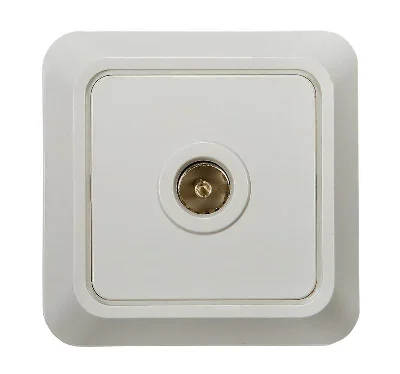 Розетка телевизионная TV ОП Bolleto 7027 16А IP20 бел. ASD / IN HOME 4680005959815