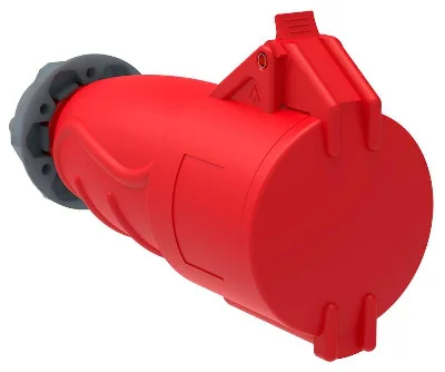 Розетка кабельная Magnum 32А 200/346-240/415В 3Р+РЕ+N 6ч ССИ-225 IP44 ИЭК PSN22-032-5