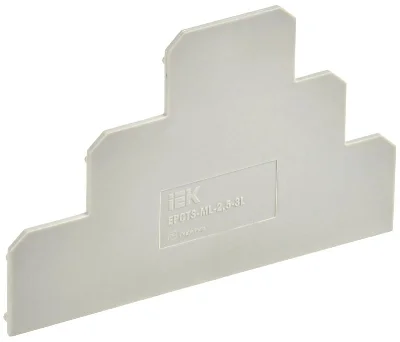 Заглушка для CTS-ML ARMAFIX 3 ур. 2.5кв.мм сер. IEK YCT13-00-3-K03-002-ZGL