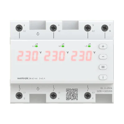 Реле напряжения D6-40 red Welrok 4660251140397