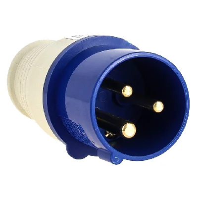 Вилка эл. каб. 32А 2P+РЕ 220В IP44 (023) EKF ps-023-32-220