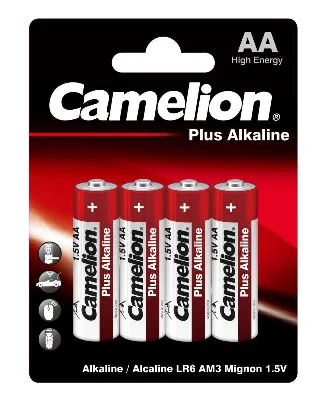Элемент питания алкалиновый LR LR6 BL-4 (блист.4шт) Camelion 7370