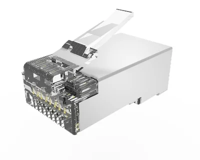 Коннектор RJ45(8P8C) кат.6 экранир. универс. (уп.100шт) TOKOV ELECTRIC TKE-CNR-623-STP