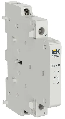 Контакт дополнительный для KMR 1НО 1НЗ ARMAT IEK AR-AUX-SCR-11-240-415