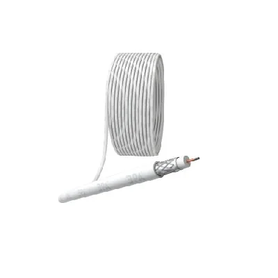 Кабель коаксиальный RG-6U CCS/оплетка Al 64проц. PVC Simple 75Ом бел. (м) Эра Б0044597