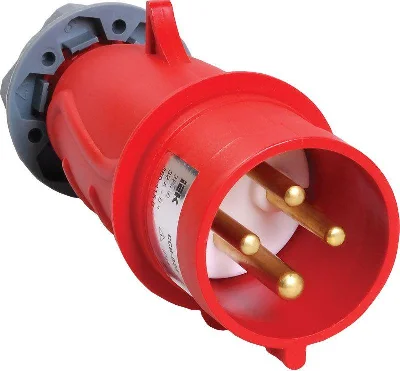 Вилка эл. каб. 32А 3P+PE 380В IP44 MAGNUM ССИ-024 ИЭК PSN02-032-4