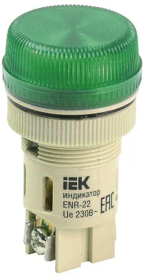 Арматура светосигнальная ENR-22 зел. ИЭК BLS40-ENR-K06