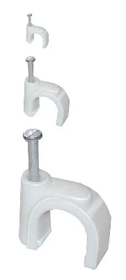 Скоба креп. круглая R9 (уп.100шт) ИЭК USK11-09-100